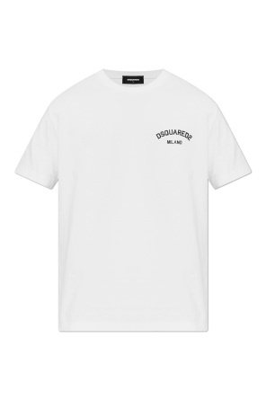 【送料&関税込】Dsquared2 Logo Embossed Crewneck T-shirt Dsquared2 T-shirt with raised logo | Men's Clothing | Vitkac